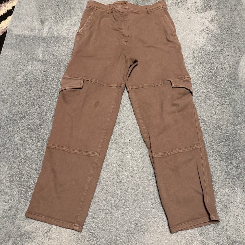 Wilfred Free Cargo Pants Womens 10 (31x28.5) Brown Baggy Utility ***